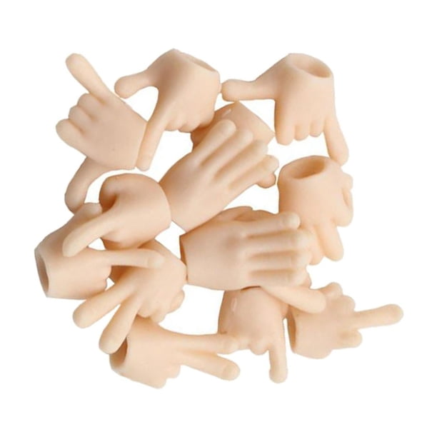 Muñecas en miniatura perfecl modelo de mano figura de acción a escala 1/12 D leche blanca