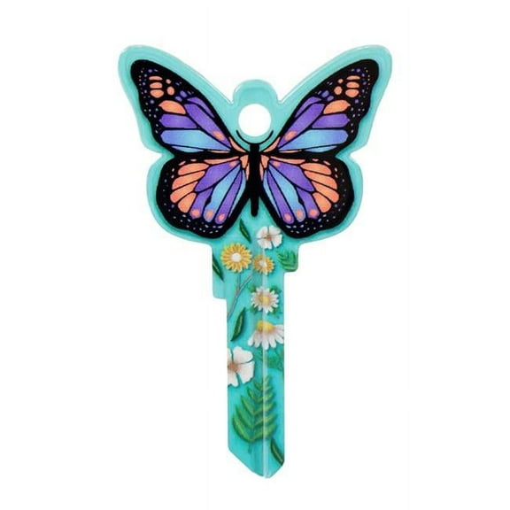 Lucky Line Butterfly Key Shapes Decorative House Key - KW1 B147K Pack of 5