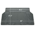 thumbnail image 6 of FH Group Universal Fit Trimmable Rubber Car Floor Mats with Trunk Cargo Liner for Car, Sedan, SUV, Truck - Full Set Gray, 6 of 7