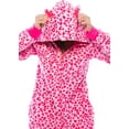 thumbnail image 5 of Just Love Adult Bodysuit with Animal Prints / Pajamas (Pink Leopard, X-Large), 5 of 5