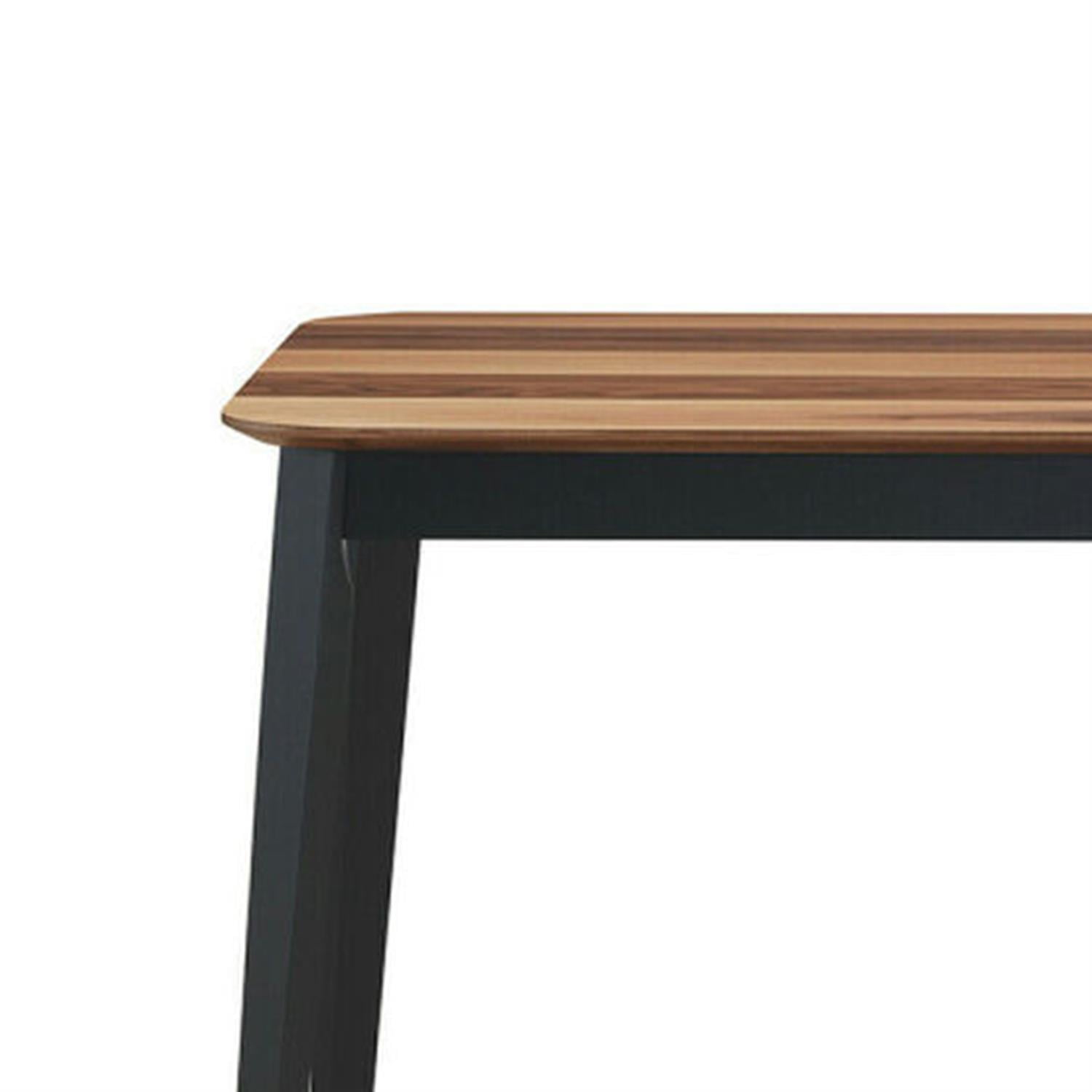 Demi Bonn Mid Century Modern Rectangular Dining Room Table, Rectangular Dining Table Furniture for Kitchen, Dining Room, Dinette, Brown