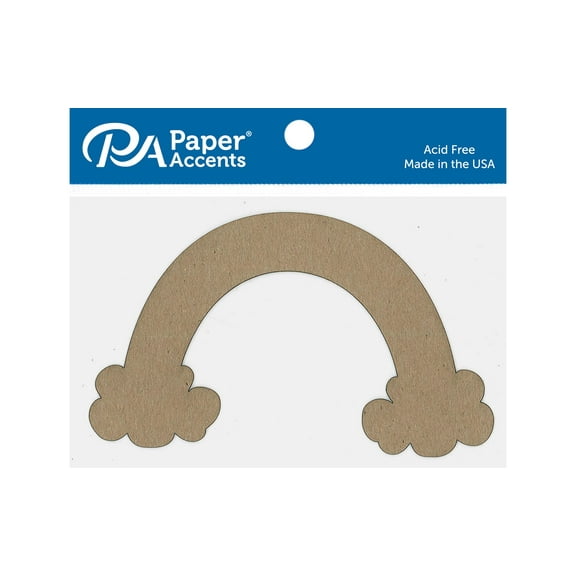 Chip Shape 6pc Rainbow Natural