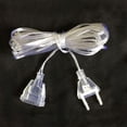 thumbnail image 1 of Cable extensor de 3/5 m con enchufe UE/EE. UU. para cadena de luces LED, iluminación para fiestas, bodas, Navidad, cortina de luces, extensión de cadena, 1 of 5
