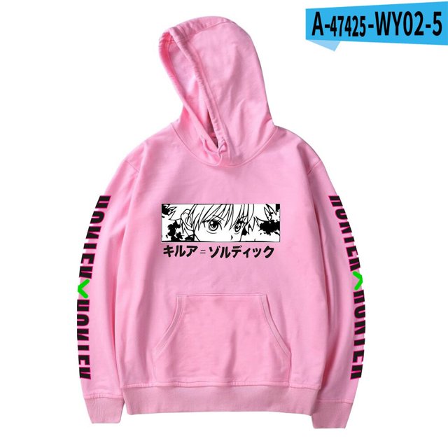 Full-time Hunter Hisoka Anime Surrounding Loose Plus Size Hooded Sweater Sweatshirt Fall Winter Student Style