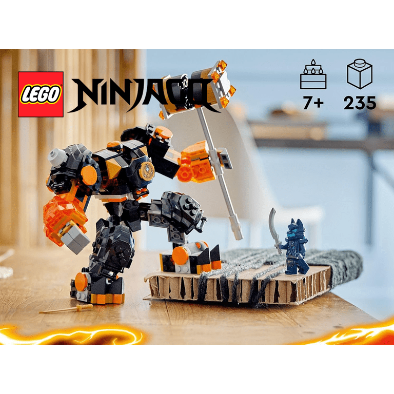 LEGO, NINJAGO Sets, Cole's Elemental Earth Mech, 235 Pieces