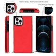 thumbnail image 2 of Funda para iPhone 14 con cordón de piel sintética, color liso, 2 of 5