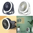 thumbnail image 2 of Tibvox Tent Fan with Lantern 2000mAh Battery Operated Personal Fan with USB Charger / LED Light for Outdoor Travel Camping, 2 of 12