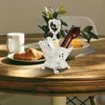 thumbnail image 4 of unbranded Soporte Para Utensilios De Cocina Plateado Con Compartimentos Dobles Para Cubiertos Y Almacenamiento Práctico, 4 of 6