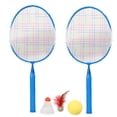 thumbnail image 3 of koolsoo Durable Badminton Rackets for Children Shuttlecocks Racquet with Balls Mini for blue, 3 of 8