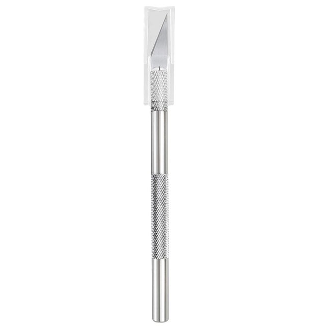 Vogacara 2021 nueva plantilla francesa para decoración de uñas, juego de plantillas para cortar bordes de uñas, Kit de plantillas de manicura de acero Juegos de manicura plata Vogacara CE000641-02B