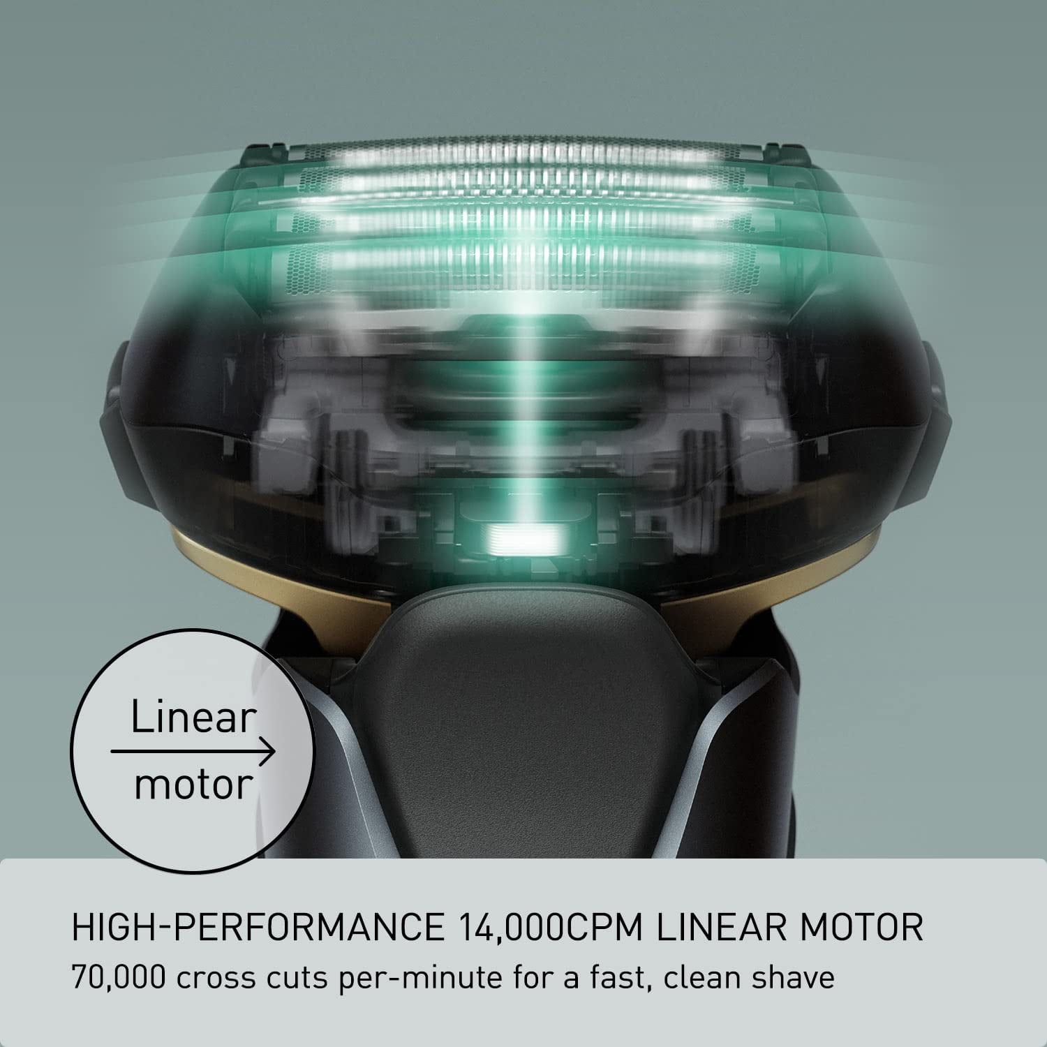 Panasonic ARC5 Electric Razor for Men with Pop-up Trimmer, Wet Dry 5-Blade Electric Shaver with Intelligent Shave Sensor and 16D Flexible Pivoting Head