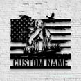 thumbnail image 2 of Craftnamesign Custom Dog Hunting Metal Wall Art LED Light, Dog Hunting Sign, Dog Wall Decor, 2 of 5