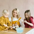 thumbnail image 4 of HOOWIFFY 10pcs Portable Plastic Easter Basket Woven Small Basket for Parties, 4 of 6