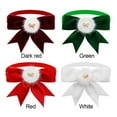 thumbnail image 2 of 5PCS Comfortable Pet Accessories Fashion Adjustable Bow Tie Collar Christmas Dog Bowtie Pet Saliva Bow Formal Tie GREEN, 2 of 8
