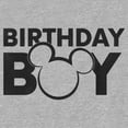 thumbnail image 2 of Boy's Mickey & Friends Birthday Boy Outline Logo  Graphic Tee Athletic Heather Large, 2 of 5