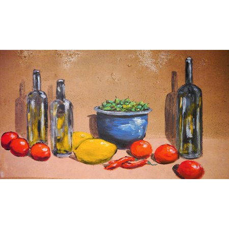 Canvas Print Art Image Still Life Paint Painting Stretched Canvas 10 x