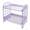 Purple, variant on Bathroom Organizers and Storage, Makeup & Jewelry Organizer, Desk Rack Cosmetic Stationery Organizer, 2-Tier Multifunctional Plastic Shelf for Skincare Office Kitchen Bedroom Bathroom Home (White)