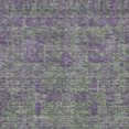 thumbnail image 5 of 3' X 5' Fern Green And Purple Oriental Washable Indoor Outdoor Area Rug, 5 of 5