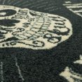 thumbnail image 2 of Mohawk Home Be Scary Skull Black Halloween Accent Rug, 2' 6" x 4' 2", 2 of 7