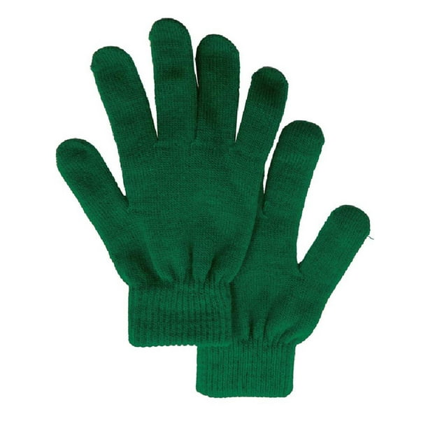 Simplicity - Men's Women's Winter Gloves,Green - Walmart.com - Walmart.com