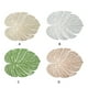 thumbnail image 4 of Cateissary 4 pack/lote tapetes de comedor de gran flexibilidad para hoteles y oficinas decoraciones de hojas traseras de tortuga huecas Mostrada Plata, 4 of 6