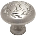 thumbnail image 2 of Cosmas 464SN Satin Nickel Leaf Cabinet Hardware Round Knob - 1-1/4" Inch Diameter - 10 Pack, 2 of 2
