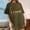 Tops-A01Army Green, variant on Pride Shirts for Women Oversized Short Sleeve Rainbow Graphic Tees Trendy Crewneck Drop Shouder Going out Tops Summer Casual Blouse