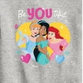thumbnail image 3 of Disney Princess - BeYOUtiful - Valentine's Day - Boys and Girls Youth Crewneck Fleece Sweatshirt, 3 of 5