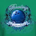 thumbnail image 3 of CafePress - Bowling Grandma (Blue) Dark T Shirt - Men's Classic Graphic Cotton T-Shirt, 3 of 4