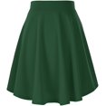 thumbnail image 2 of Women's Basic Flared Casual Mini Skate Skirt Versatile Stretchy, 2 of 8