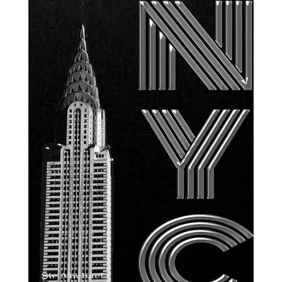 Iconic Chrysler Building New York City creative drawing journal: Iconic Chrysler Building sir Michael Designer drawing c, (Paperback)