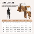 thumbnail image 4 of Balery Western Cowboy Countryside Conjunto de Pijama con Estampado para Mujer, Conjunto de Dos Piezas con Manga Larga, Ropa de Dormir Suave con Bolsillos, Pijamas Cómodos-Small, 4 of 7