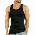 thumbnail image 6 of 6 Pack Men's A-Shirts 100% Cotton Ribbed Underwear Tank Top Solid Casual Menswear S-3XL Regular Big & Tall Workout Breathable Sleeveless Plain Classic, 6 of 7