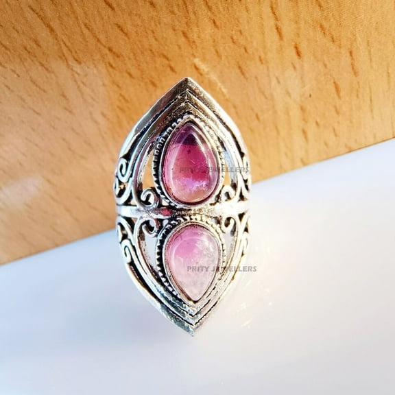 Natural Amethyst Ring, 925 Sterling Silver Handmade Ring, A Ring Like a King's Crown