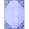 thumbnail image 1 of Ahgly Company Indoor Rectangle Persian Blue Traditional Area Rugs, 7' x 9', 1 of 4