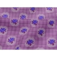 thumbnail image 4 of oneOone Viscose Jersey Fabric Check|Leaves & Rose Floral Printed Craft Fabric BTY 60 Inches Wide, 4 of 5