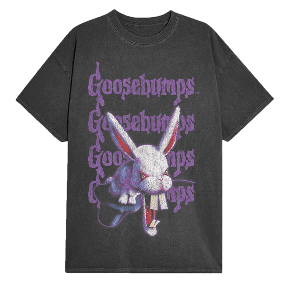 Philcos Goosebumps Evil Bunny Black Tee