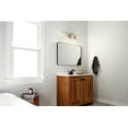 thumbnail image 5 of Kichler Brinley 15.75" 2 Light Brushed Nickel Vanity Light with Clear Glass Shades, 5 of 7