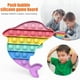 thumbnail image 3 of Delfín Empuje Burbuja Sensorial Autismo Alivio Estrés Silicona Fidget (Arco Iris) Likrtyny juguetes de los niños, 3 of 9