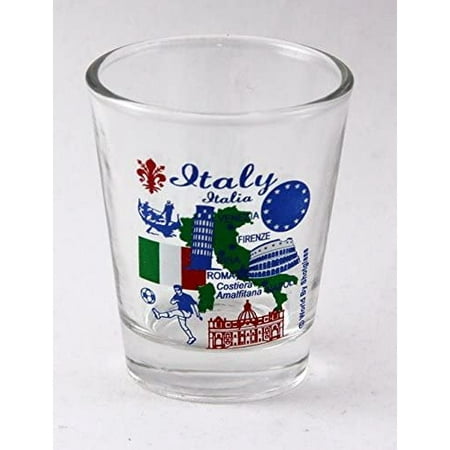 

Italy EU Series Landmarks and Icons Collage Shot Glass