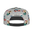 thumbnail image 5 of Adjustable Baseball Cap, Skiing penguin Flat Bill Trucker Flat Brim Hats Dad Hat for Men Women - Snapback Hat Adjustable Size, 5 of 7