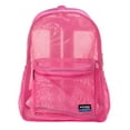 thumbnail image 4 of K-Cliffs Deluxe Mesh Backpack Heavy Duty Student Net Bookbag High Quality Simple Netting School Bag Durable Security See Through Daypack Hot PInk, 4 of 6