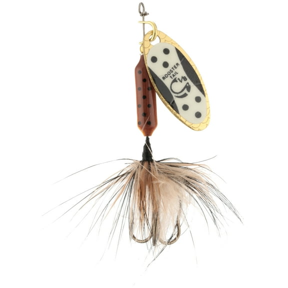 Worden's® Original Glow Tuxedo Blade 1/8 oz. Rooster Tail®, Inline Spinnerbait Fishing Lure