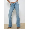 thumbnail image 5 of Women'S Ultra-Low Flare Stretch Jeans Light Blue S, 5 of 7