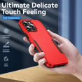 thumbnail image 6 of Entronix Magnetic Heavy Duty Sleek Case Designed for iPhone 16 Pro Shockproof Drop-Proof, Red, 6 of 7