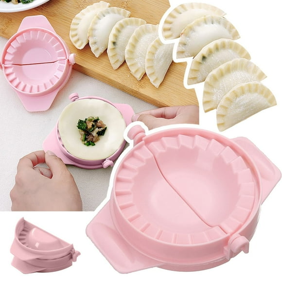 Crimpit Presse à Empanadas et Scelleuse de Tortillas – Moule à Dumplings de 6,25 Pouces, Fabricant de Raviolis, Presse à Wontons pour Pierogis, Samosas, Gyozas – Rouge