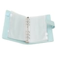 thumbnail image 1 of A6 Budget Binder Envelope Notebook Hand Book Bag Pocket Loose Leafbook Zipper Bag Clip Pu Leather Leafleaf Mini Envelope, 1 of 8