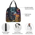 thumbnail image 4 of Easygdp Purple Glowing Mushroom Bolsa Térmica Premium - Tela Oxford Impermeable, Gran Capacidad, Bolsillo Frontal, Unisex para Trabajo, Escuela, Actividades al Aire Libre y Picnics, 4 of 8