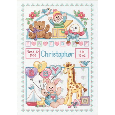 Birth Announcement Counted Cross Stitch - Dimensions