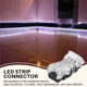 thumbnail image 4 of 20 conectores de tira LED de 2 pines, conector de terminal LED de 8 mm a prueba de agua para tira de luz LED WS2811 WS2812B, 4 of 8